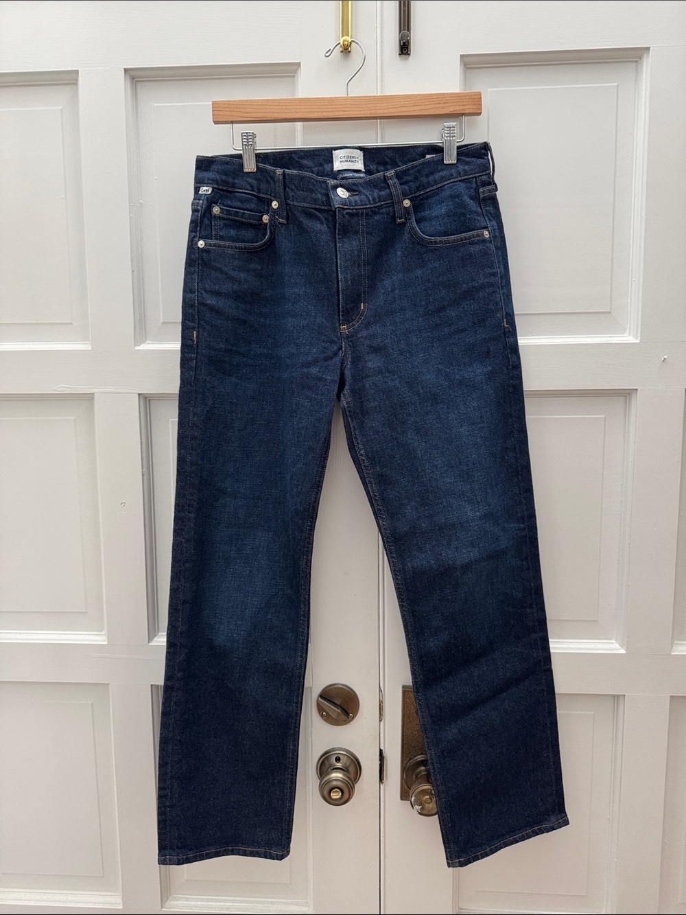 Citizens Of Humanity Anissa Straight-Leg Jeans in Dark Indigo